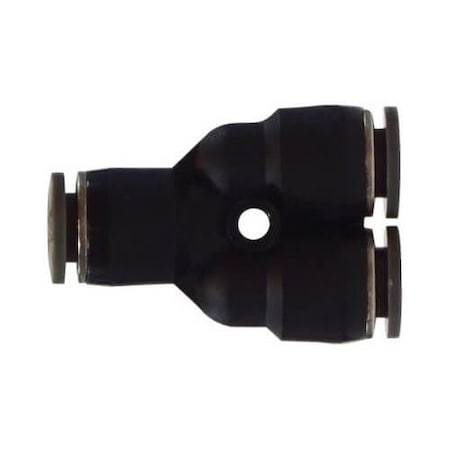 Tube Union Wye Connector, Connector FittingConnector, 532 Nominal, PushIn End Style, 0 To 150